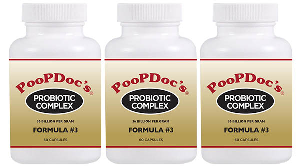 BUY 3 PoopDoc's Formula #3 Super Strain Probiotic  ** SPECIAL ** Plus FREE SHIPPING                                                                                                                                                                         