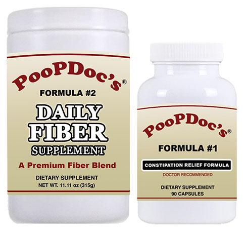 COMBO PAK - Fiber Supplement + PoopDoc Formula #1