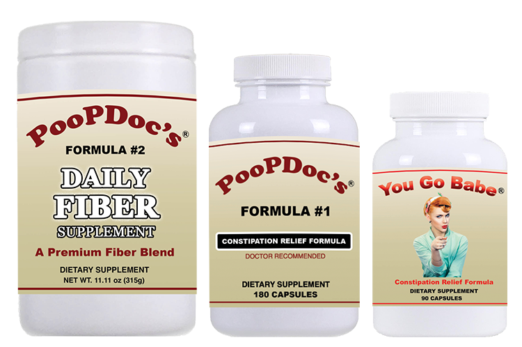 COMBO SUPERSAVER - Fiber Supplement + PoopDoc Formula #1, You Go Babe