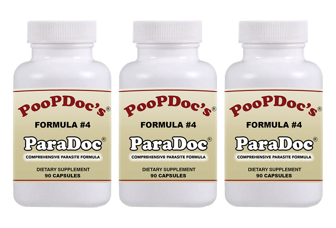 ParaDoc - Comprehensive Parasite Formula #4 - "THREE PAK Special" ONLY  $99.97