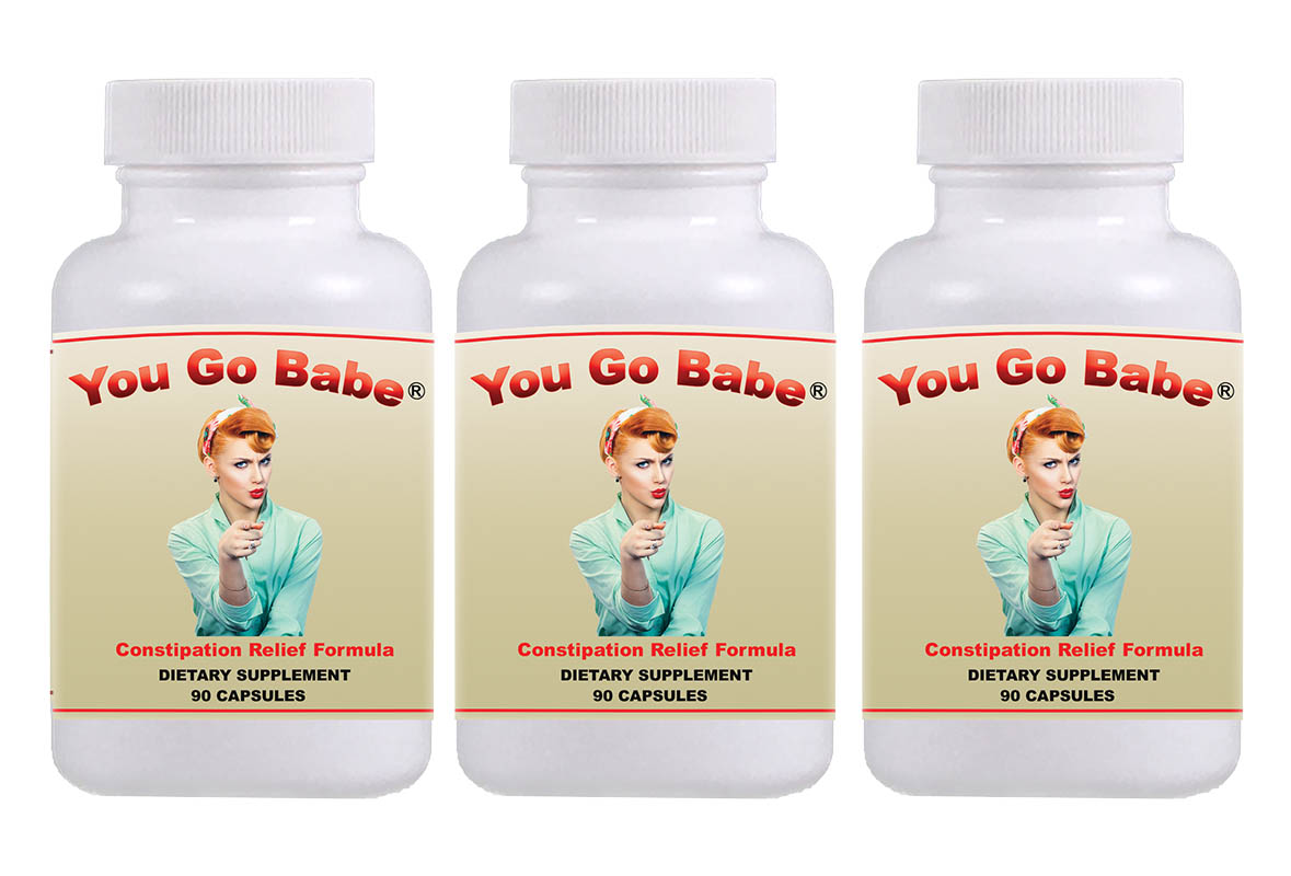 You Go Babe Constipation Relief Formula "THREE PAK Special"
