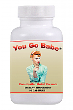 You Go Babe  Constipation Relief Formula - 90 Capsules